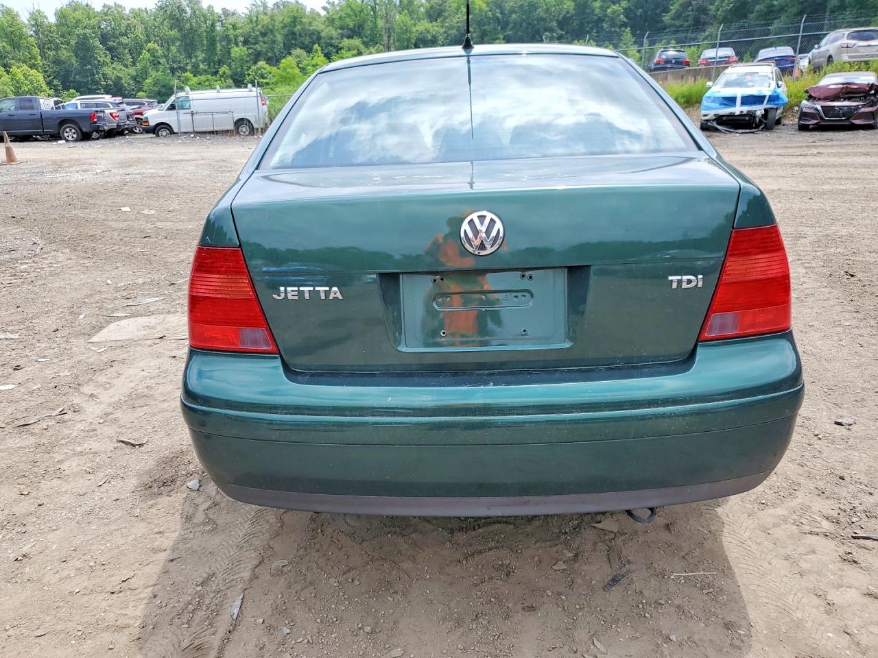 2002 Volkswagen Jetta Gls Tdi Green vin: 3VWSP69M82M174845