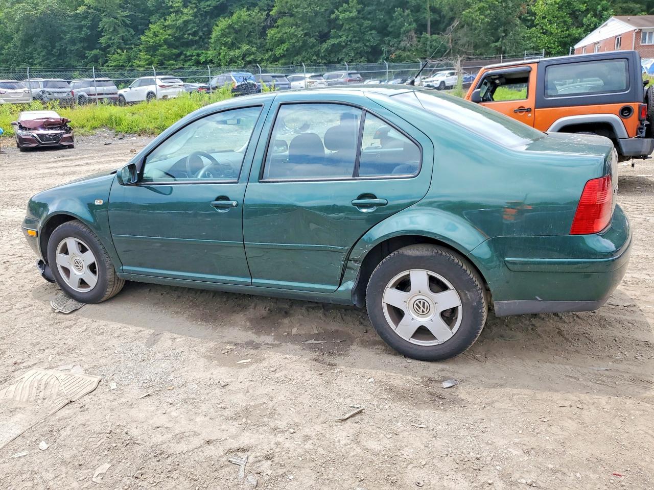 2002 Volkswagen Jetta Gls Tdi Green vin: 3VWSP69M82M174845