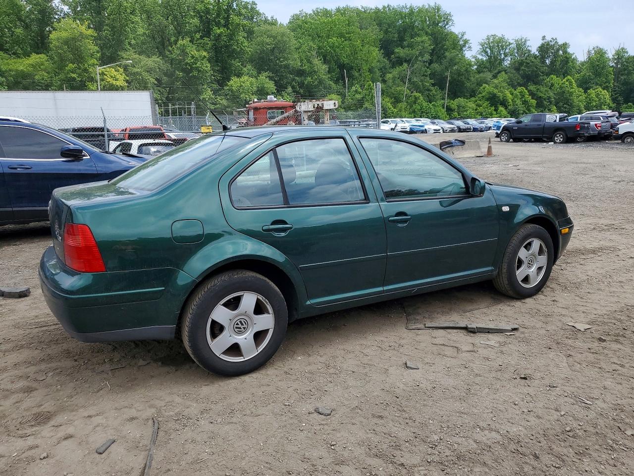 2002 Volkswagen Jetta Gls Tdi Green vin: 3VWSP69M82M174845