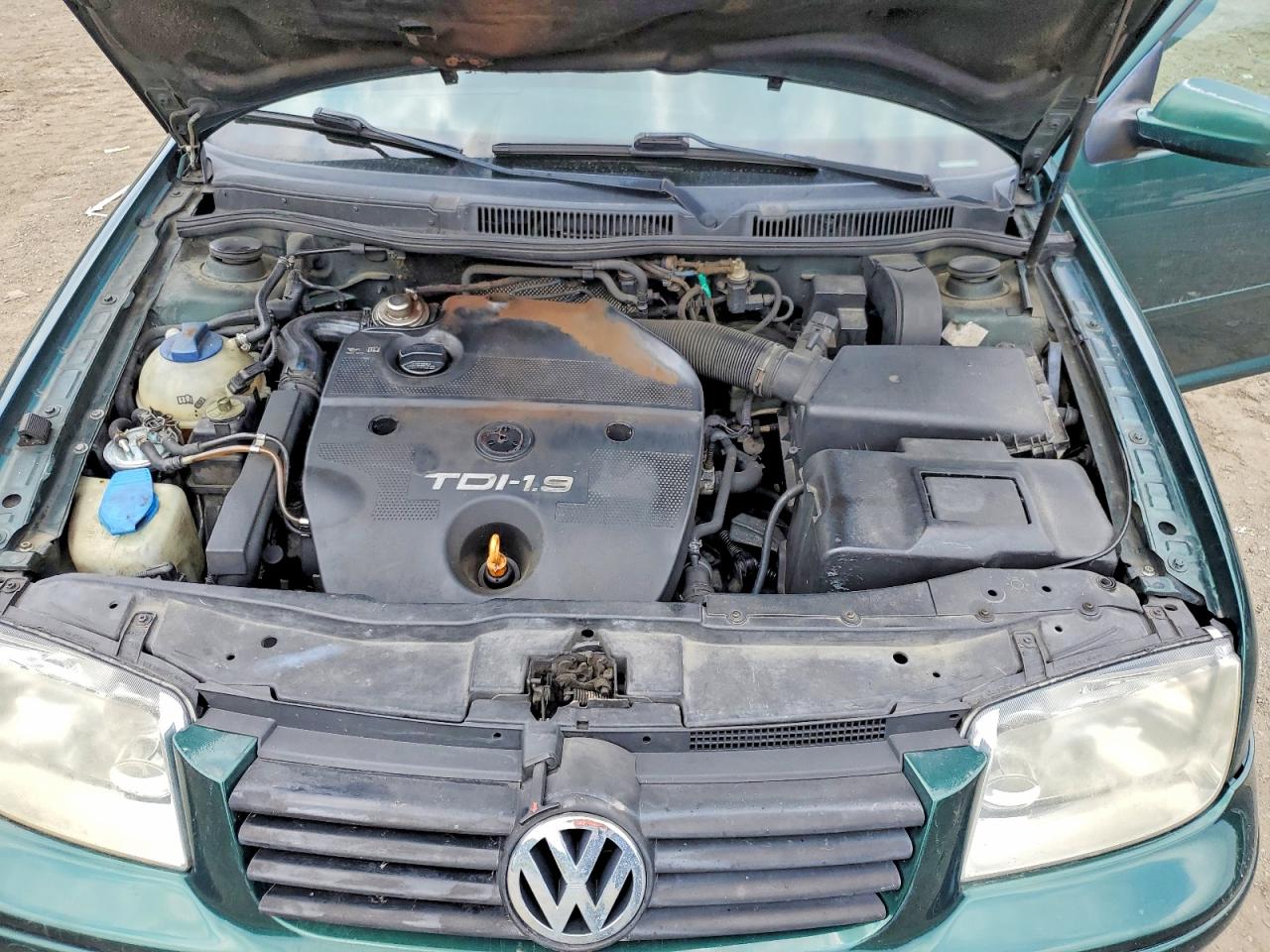 2002 Volkswagen Jetta Gls Tdi Green vin: 3VWSP69M82M174845