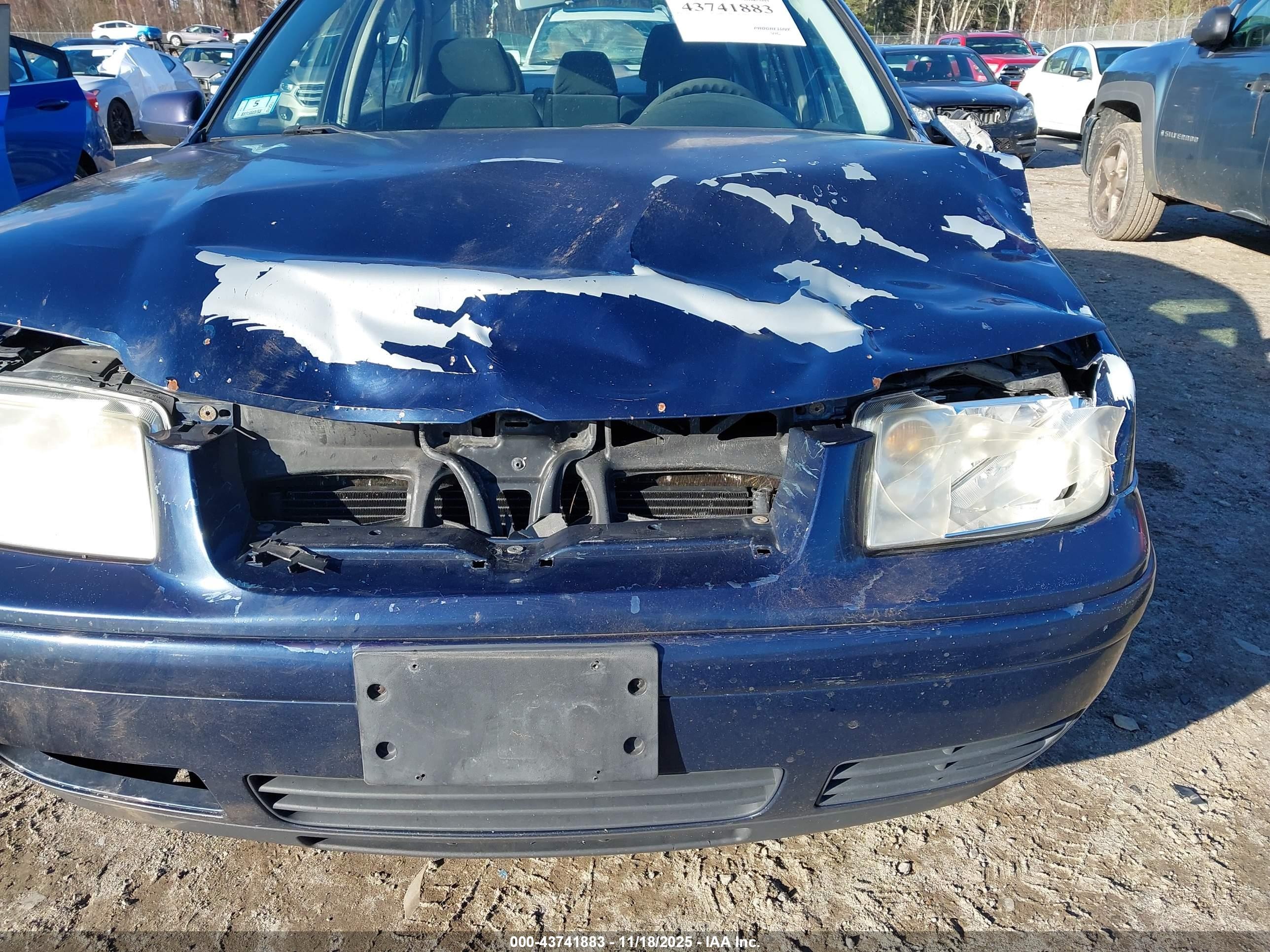 2002 Volkswagen Jetta Gls Tdi Dark Blue vin: 3VWSP69M92M017258