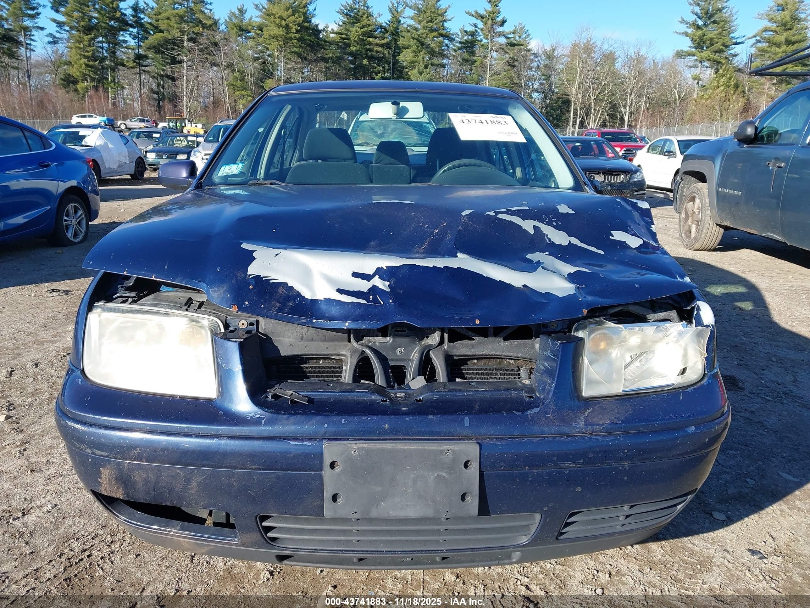 2002 Volkswagen Jetta Gls Tdi Dark Blue vin: 3VWSP69M92M017258
