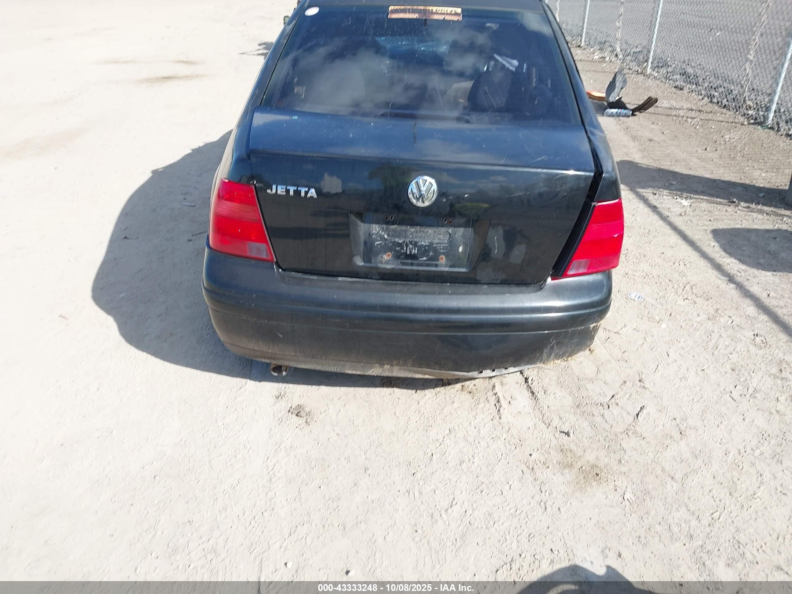 2002 Volkswagen Jetta Gls Tdi Black vin: 3VWSP69M92M083406