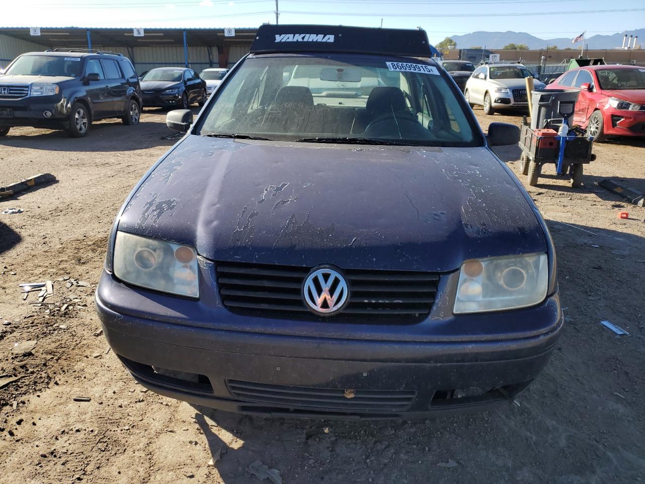 2002 Volkswagen Jetta Gls Tdi Blue vin: 3VWSP69M92M148559