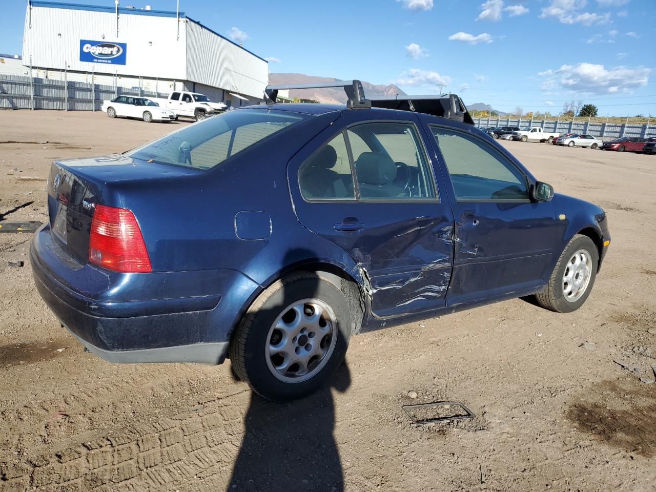 2002 Volkswagen Jetta Gls Tdi Blue vin: 3VWSP69M92M148559