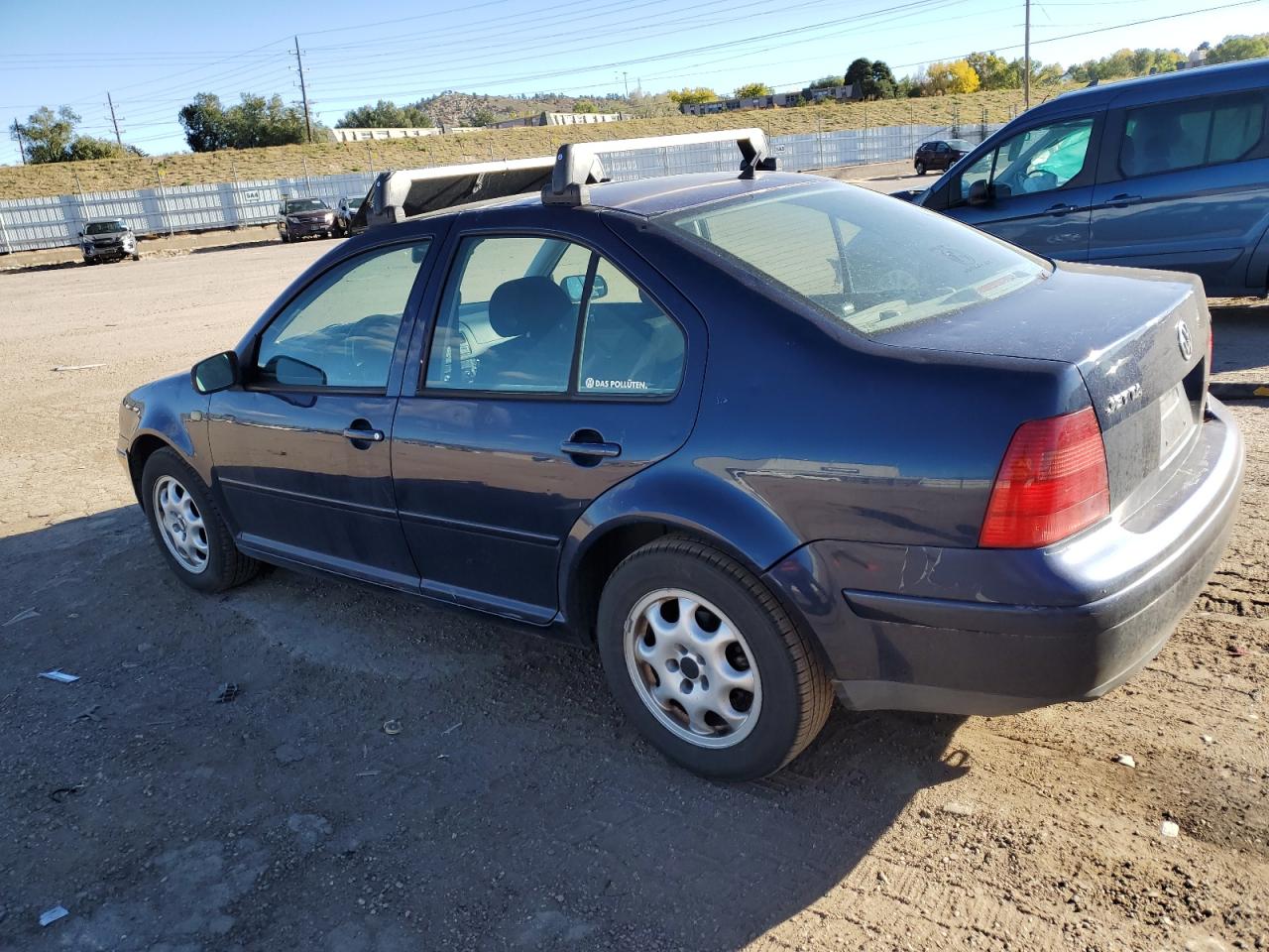 2002 Volkswagen Jetta Gls Tdi Blue vin: 3VWSP69M92M148559