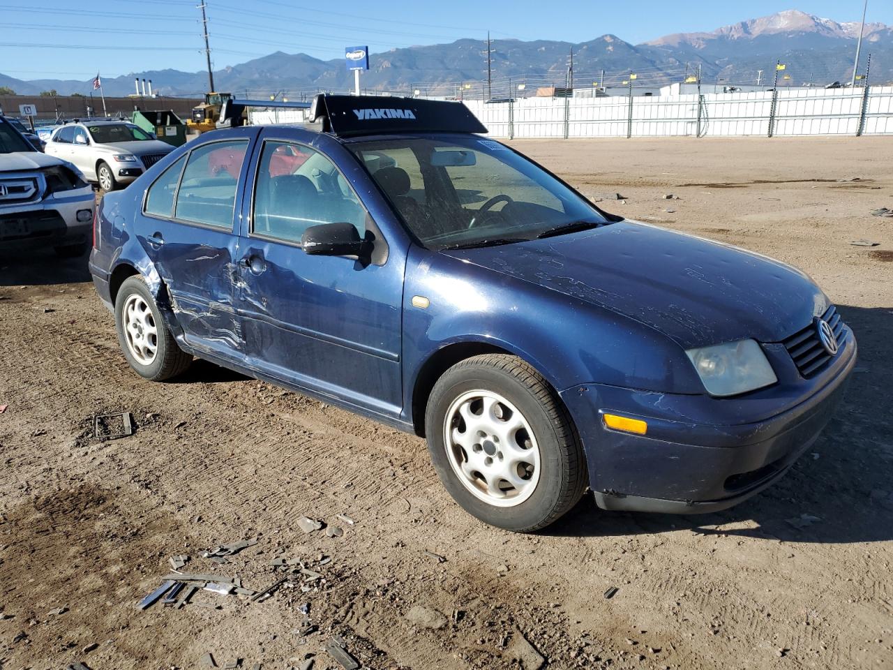2002 Volkswagen Jetta Gls Tdi Blue vin: 3VWSP69M92M148559