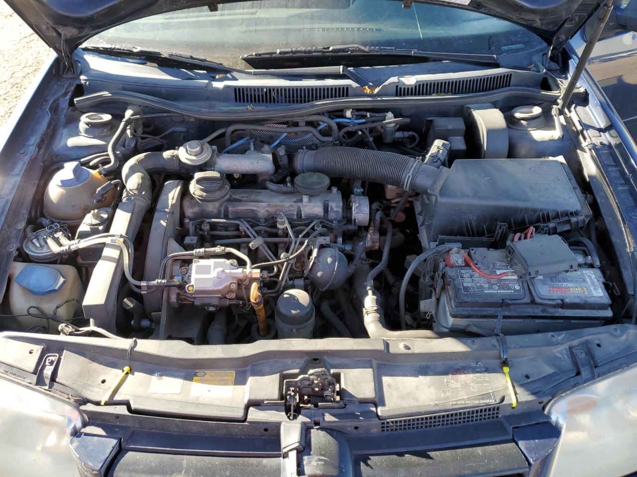 2002 Volkswagen Jetta Gls Tdi Blue vin: 3VWSP69M92M148559