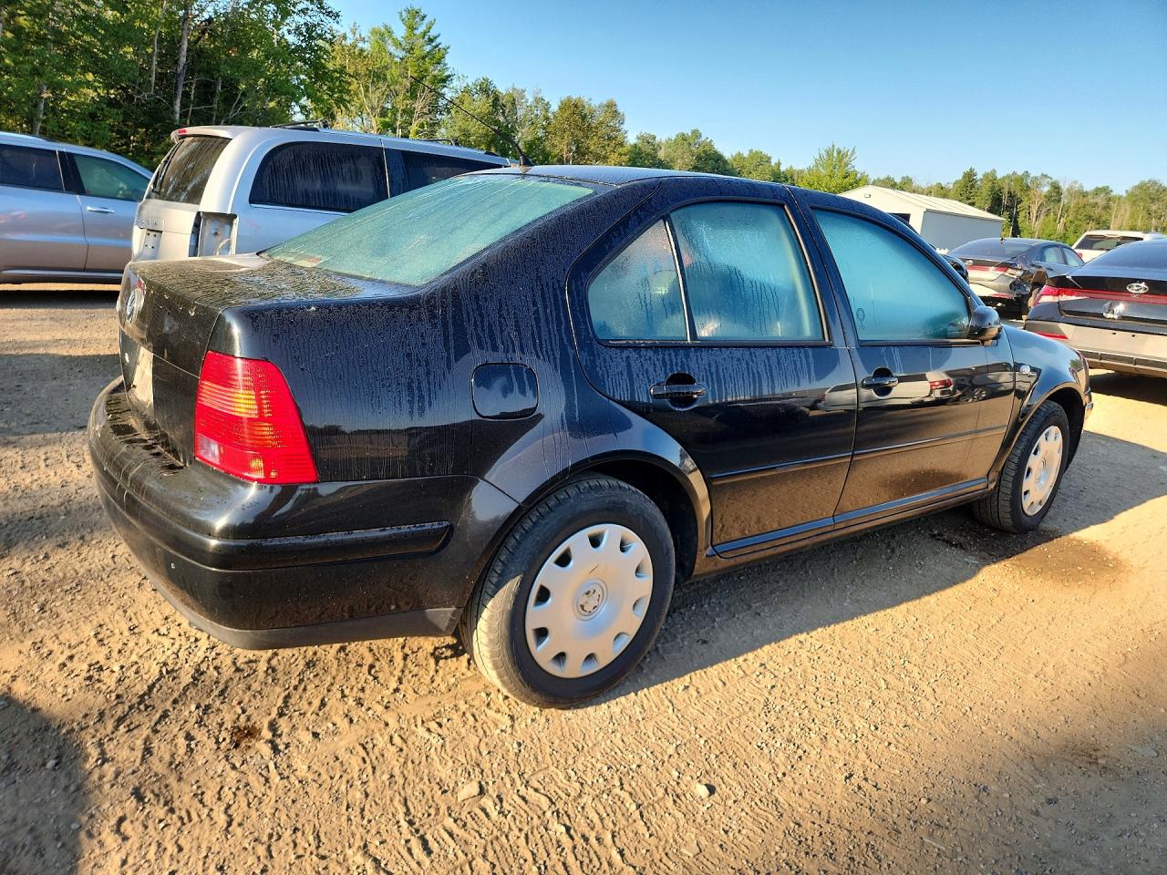 2001 Volkswagen Jetta Gls Black vin: 3VWSS29M51M024021