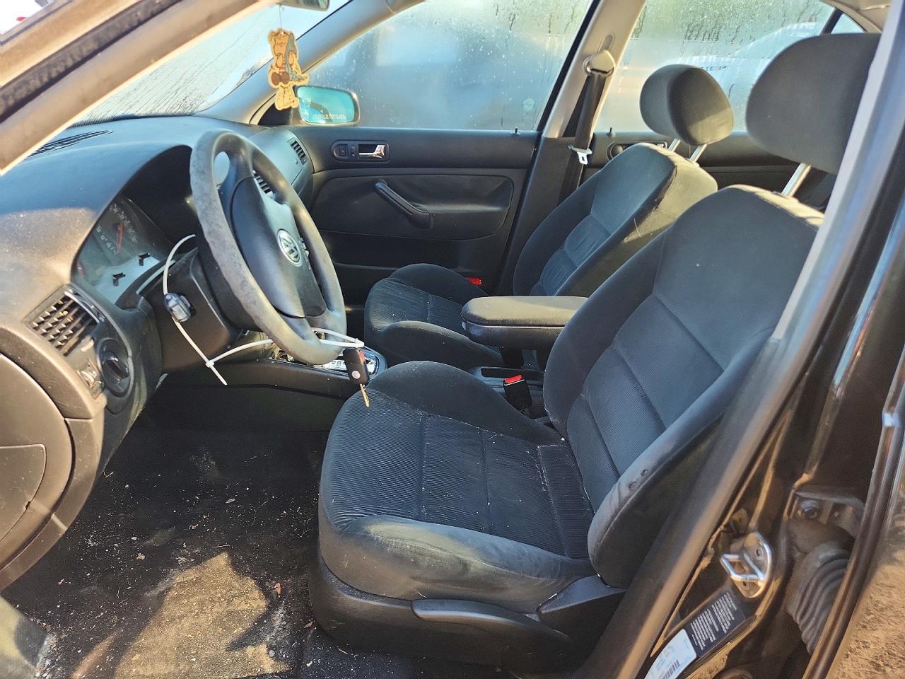 2001 Volkswagen Jetta Gls Black vin: 3VWSS29M51M024021