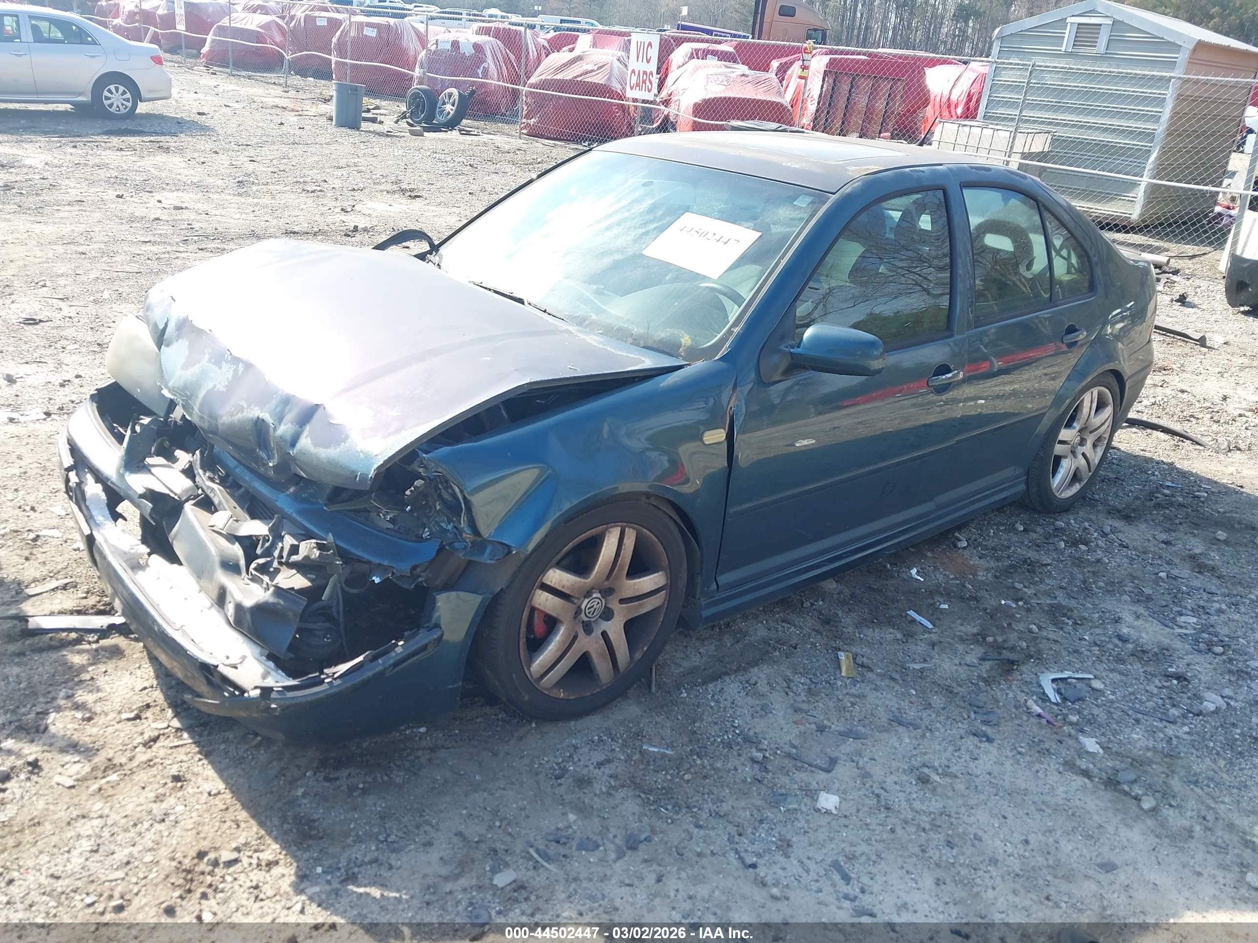 2001 Volkswagen Jetta Gls Green vin: 3VWSS29M71M052239