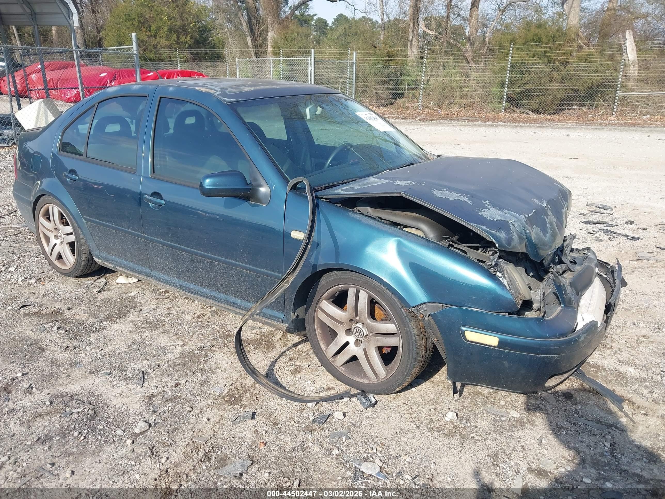 2001 Volkswagen Jetta Gls Green vin: 3VWSS29M71M052239