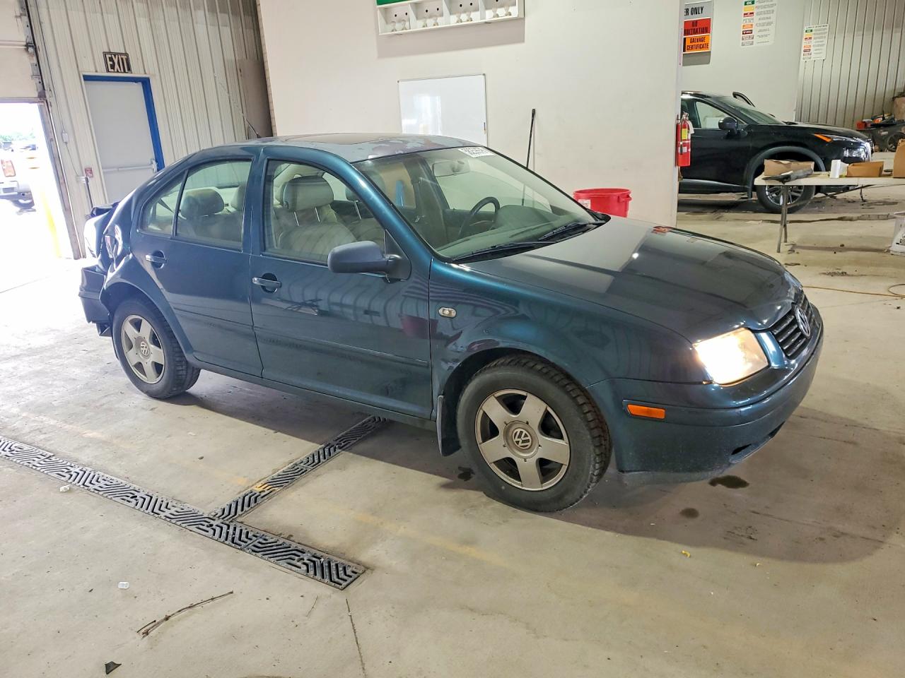 2001 Volkswagen Jetta Gls Green vin: 3VWST29M01M028605