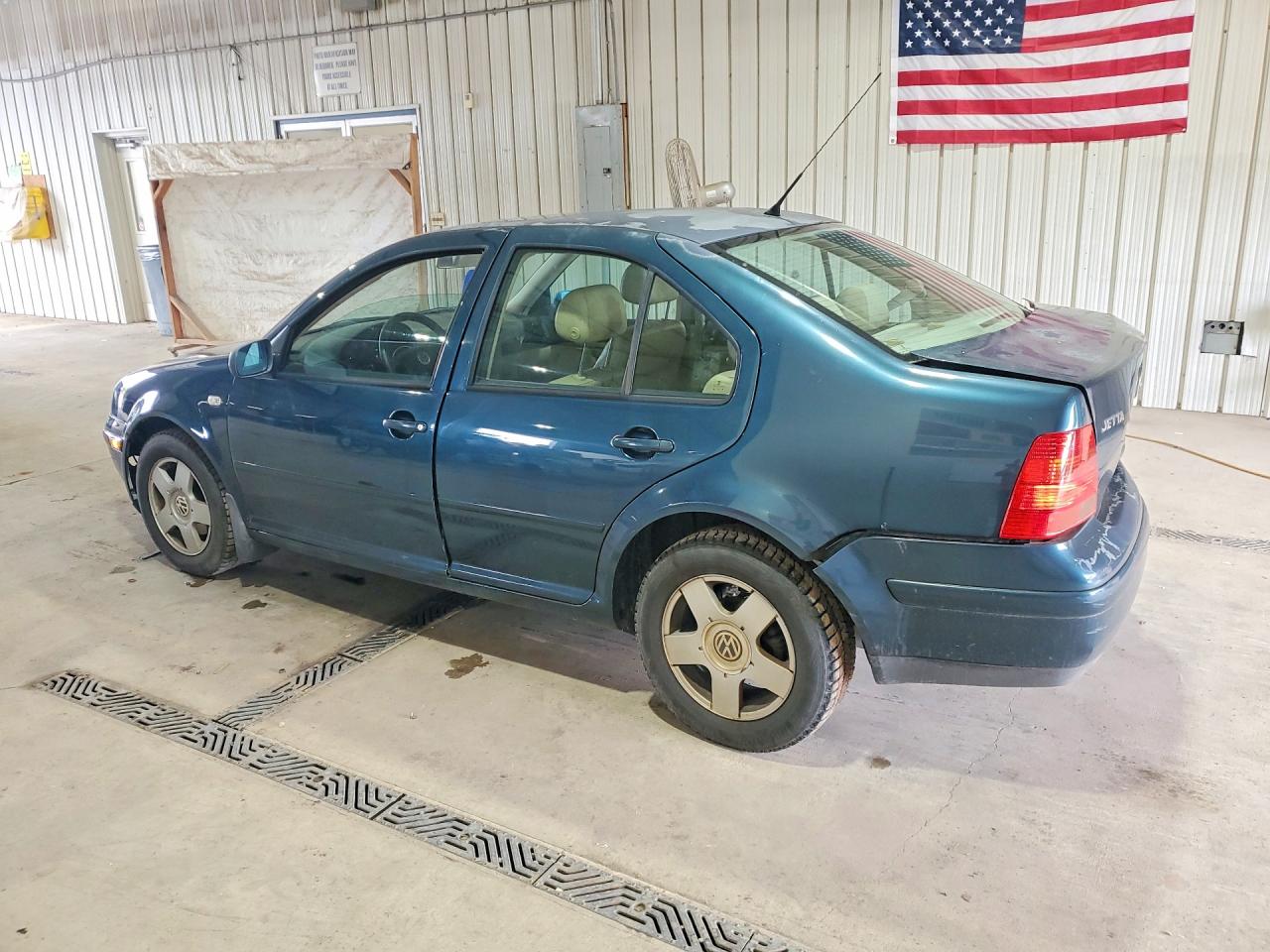 2001 Volkswagen Jetta Gls Green vin: 3VWST29M01M028605