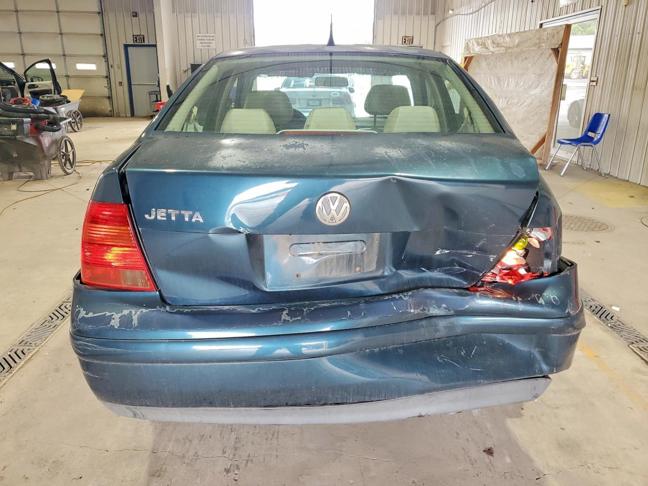 2001 Volkswagen Jetta Gls Green vin: 3VWST29M01M028605