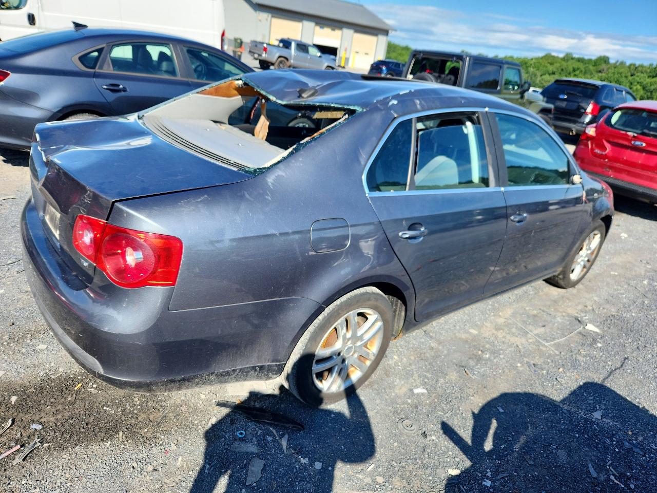 2006 Volkswagen Jetta Tdi Option Package 1 Серый vin: 3VWST71K06M025105