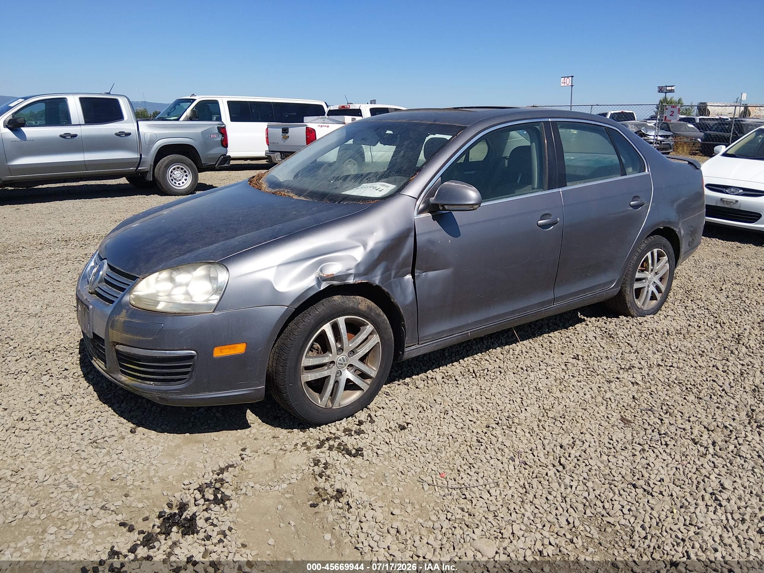2006 Volkswagen Jetta Tdi Option Package 1 Gray vin: 3VWST71K16M625289