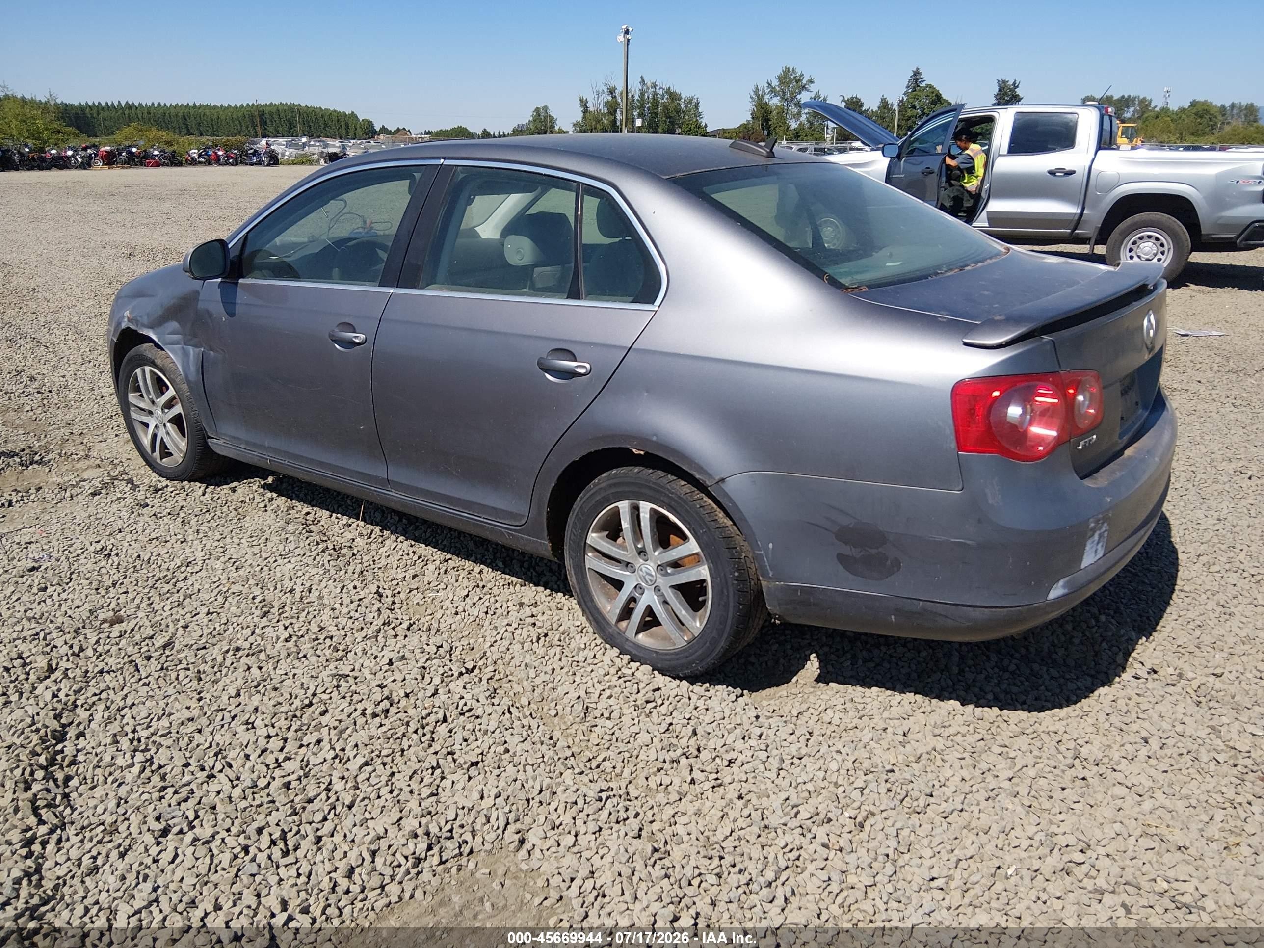 2006 Volkswagen Jetta Tdi Option Package 1 Gray vin: 3VWST71K16M625289