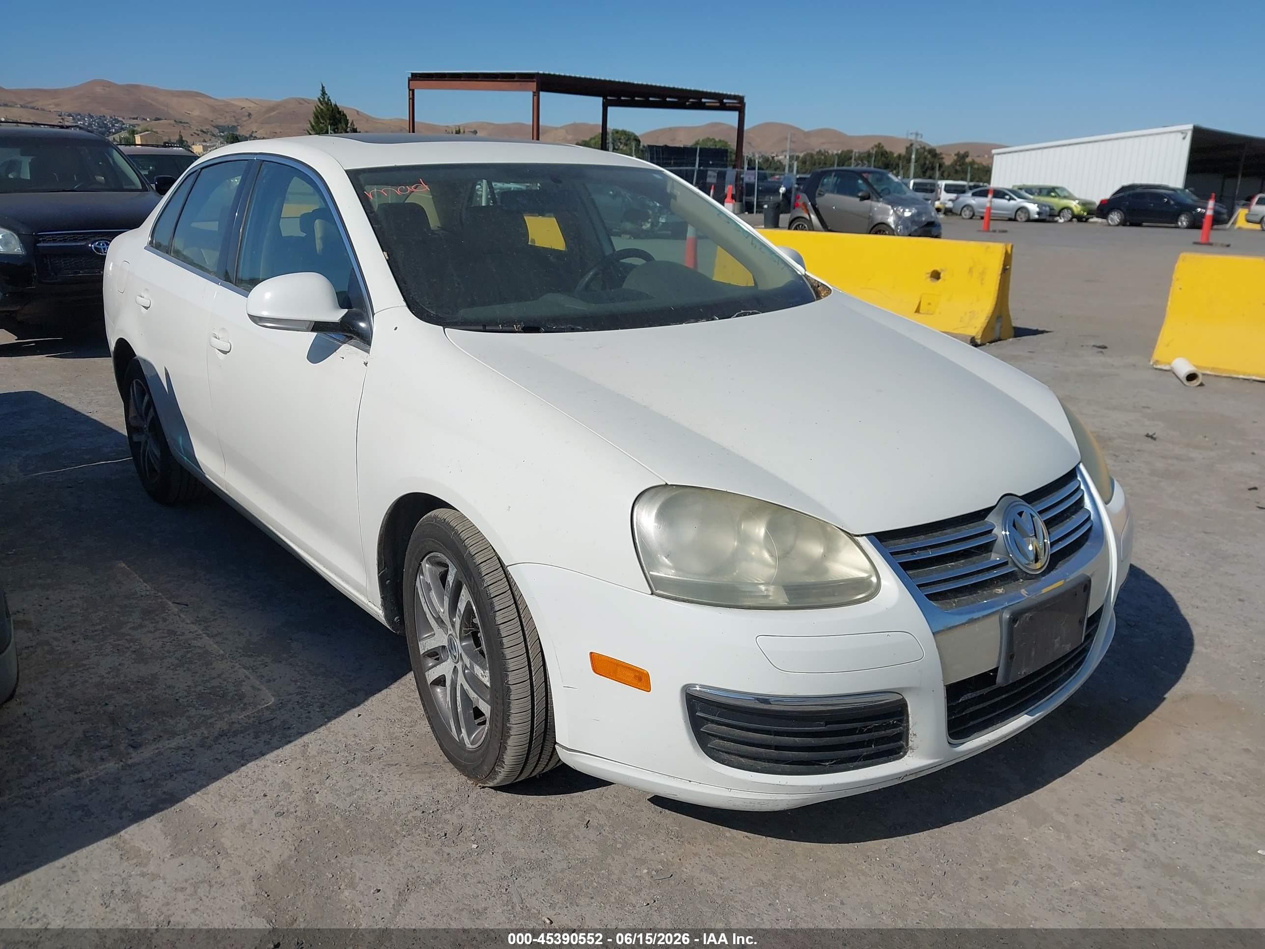 2006 Volkswagen Jetta Tdi White vin: 3VWST71K26M840115