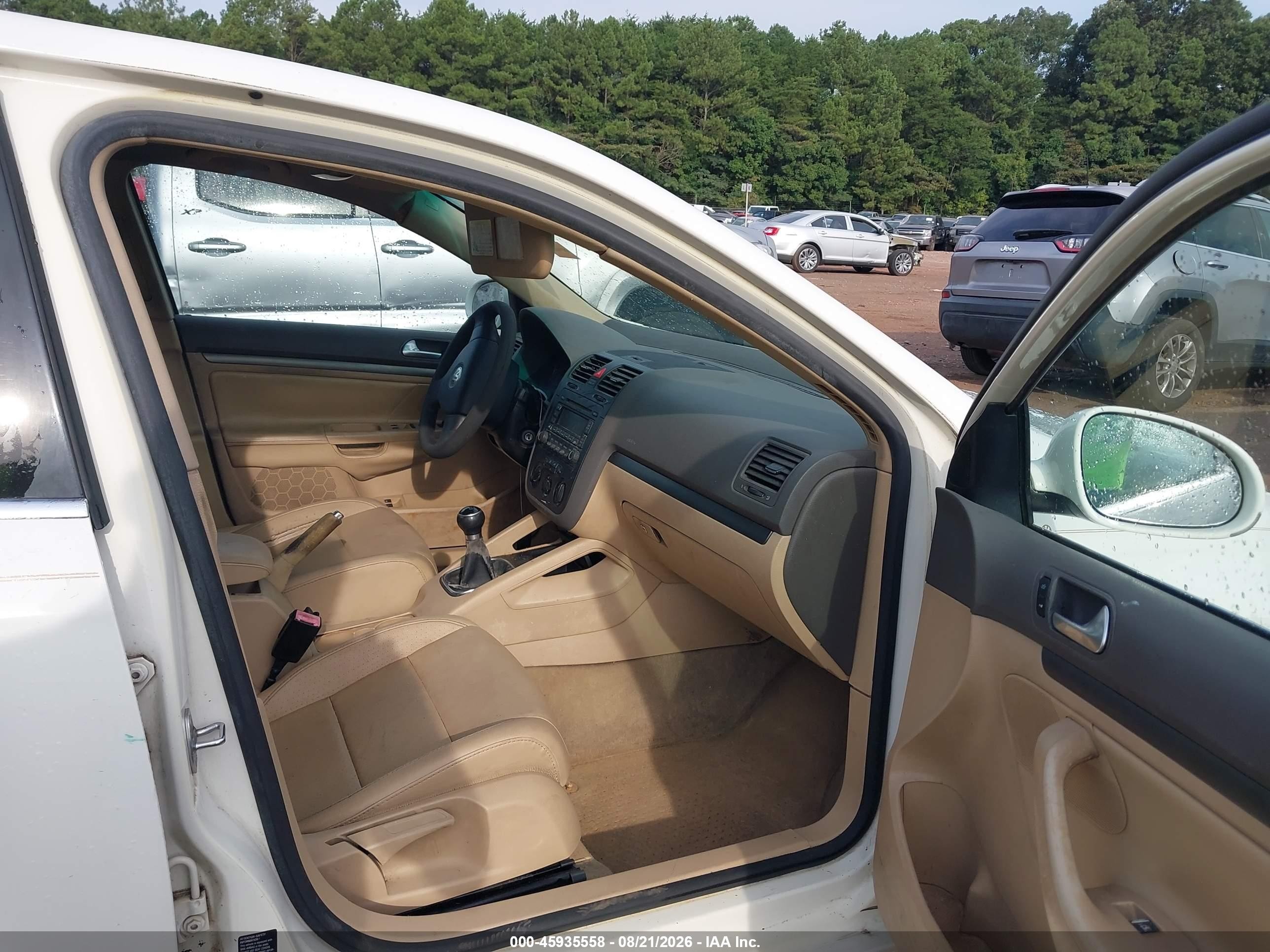 2006 Volkswagen Jetta Tdi White vin: 3VWST71K86M804185