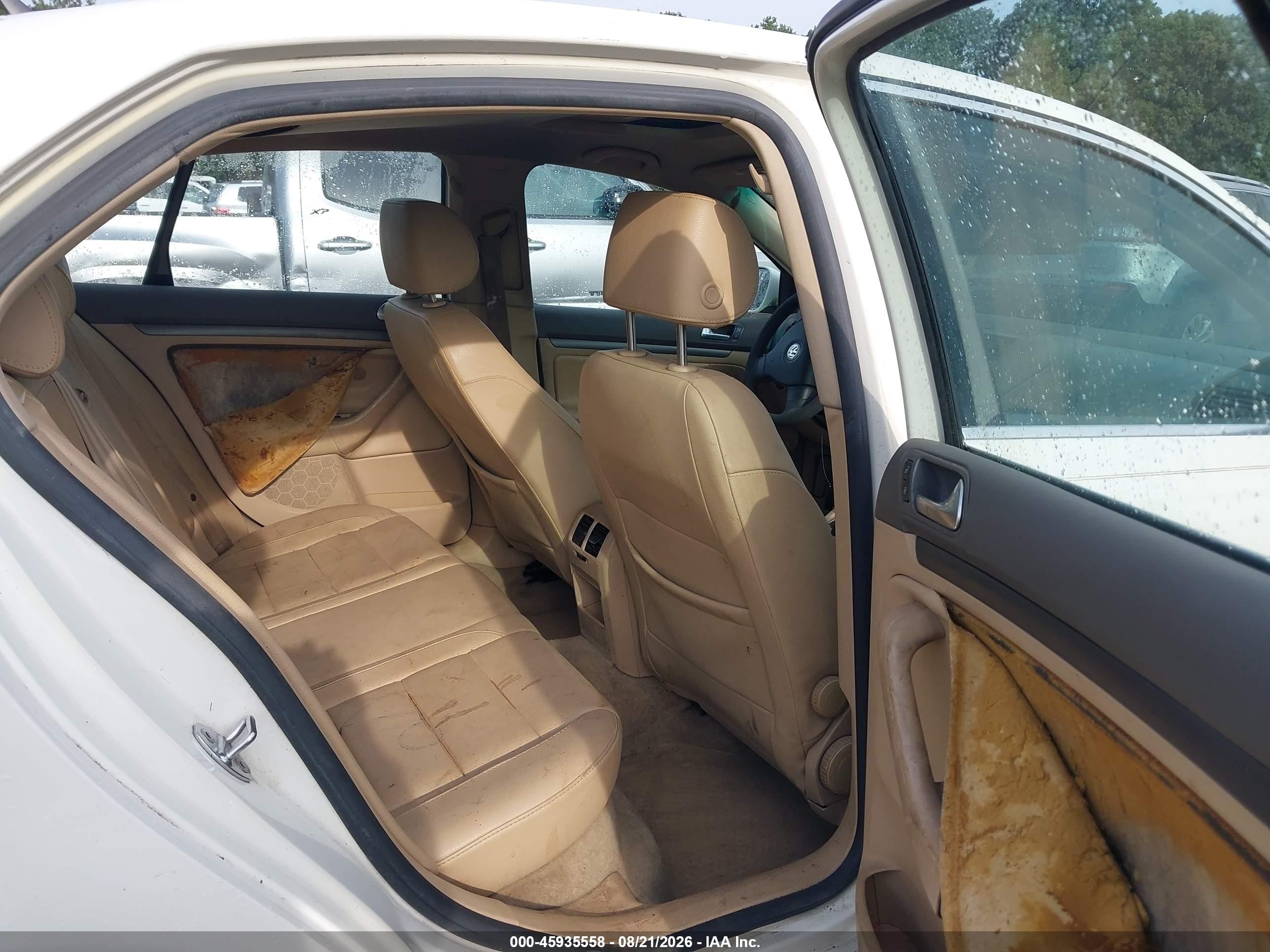 2006 Volkswagen Jetta Tdi White vin: 3VWST71K86M804185
