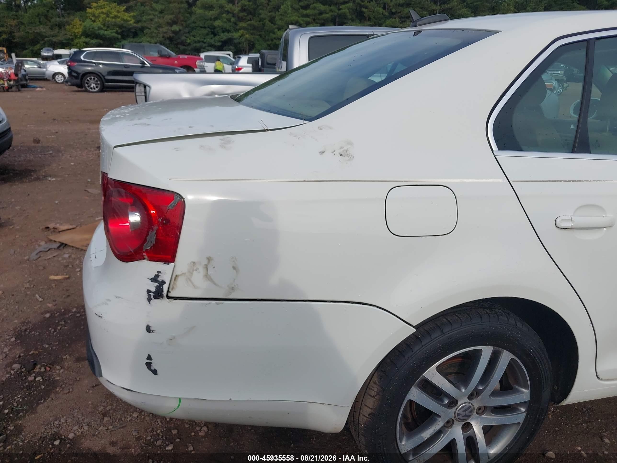 2006 Volkswagen Jetta Tdi White vin: 3VWST71K86M804185