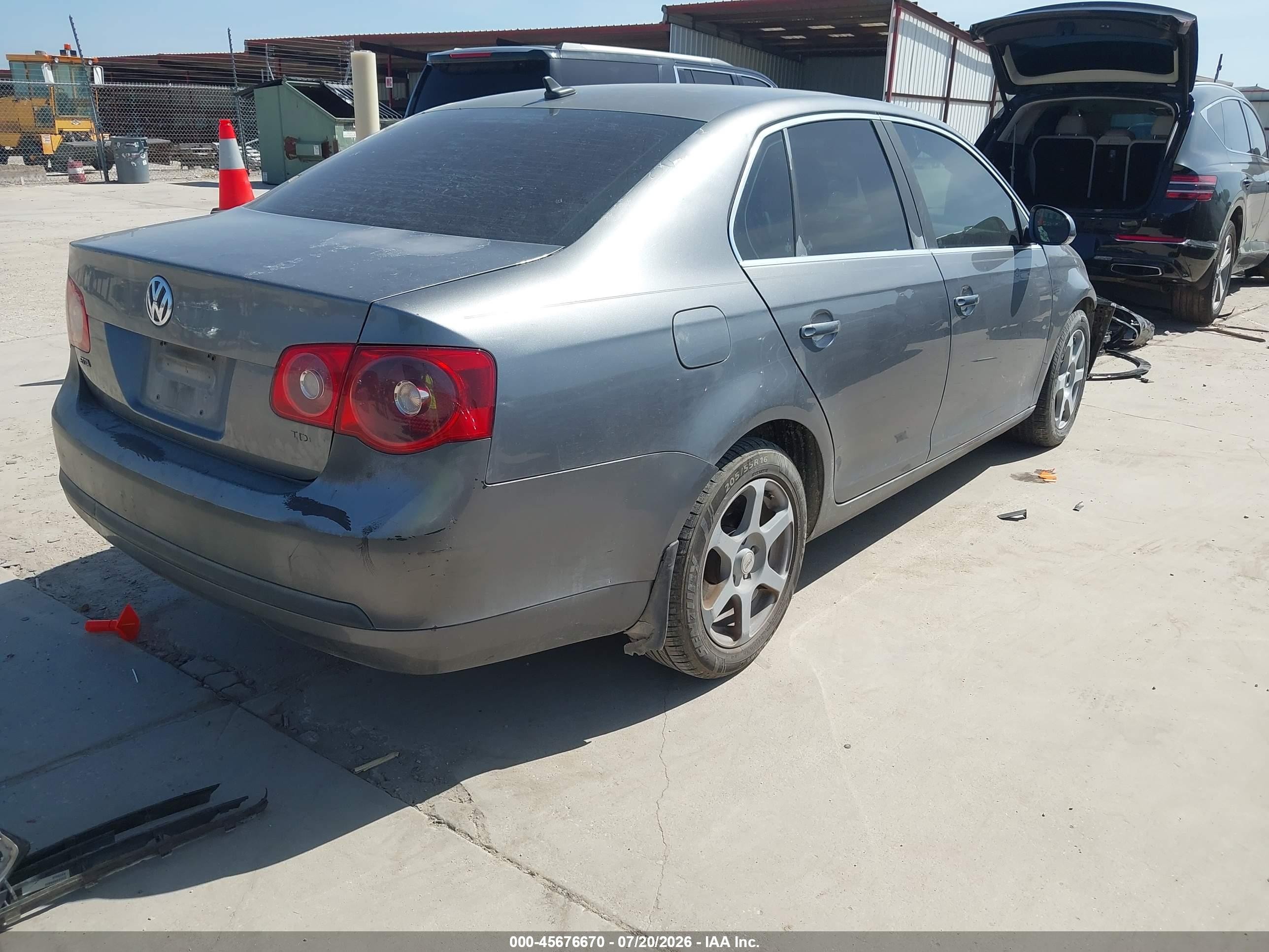2006 Volkswagen Jetta Tdi Gray vin: 3VWST71K96M013485