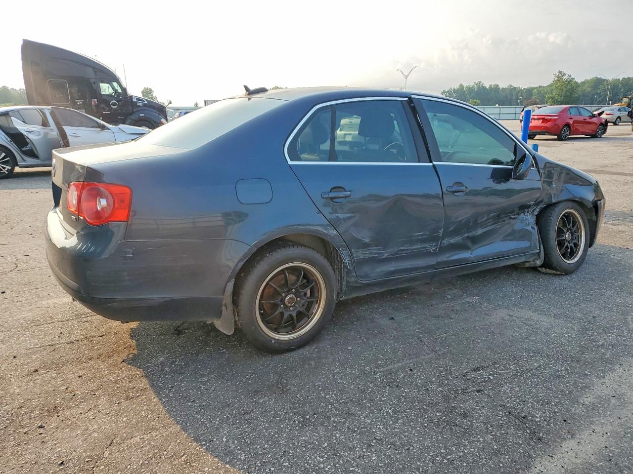 2006 Volkswagen Jetta Tdi Option Package 1 Blue vin: 3VWST71K96M730520