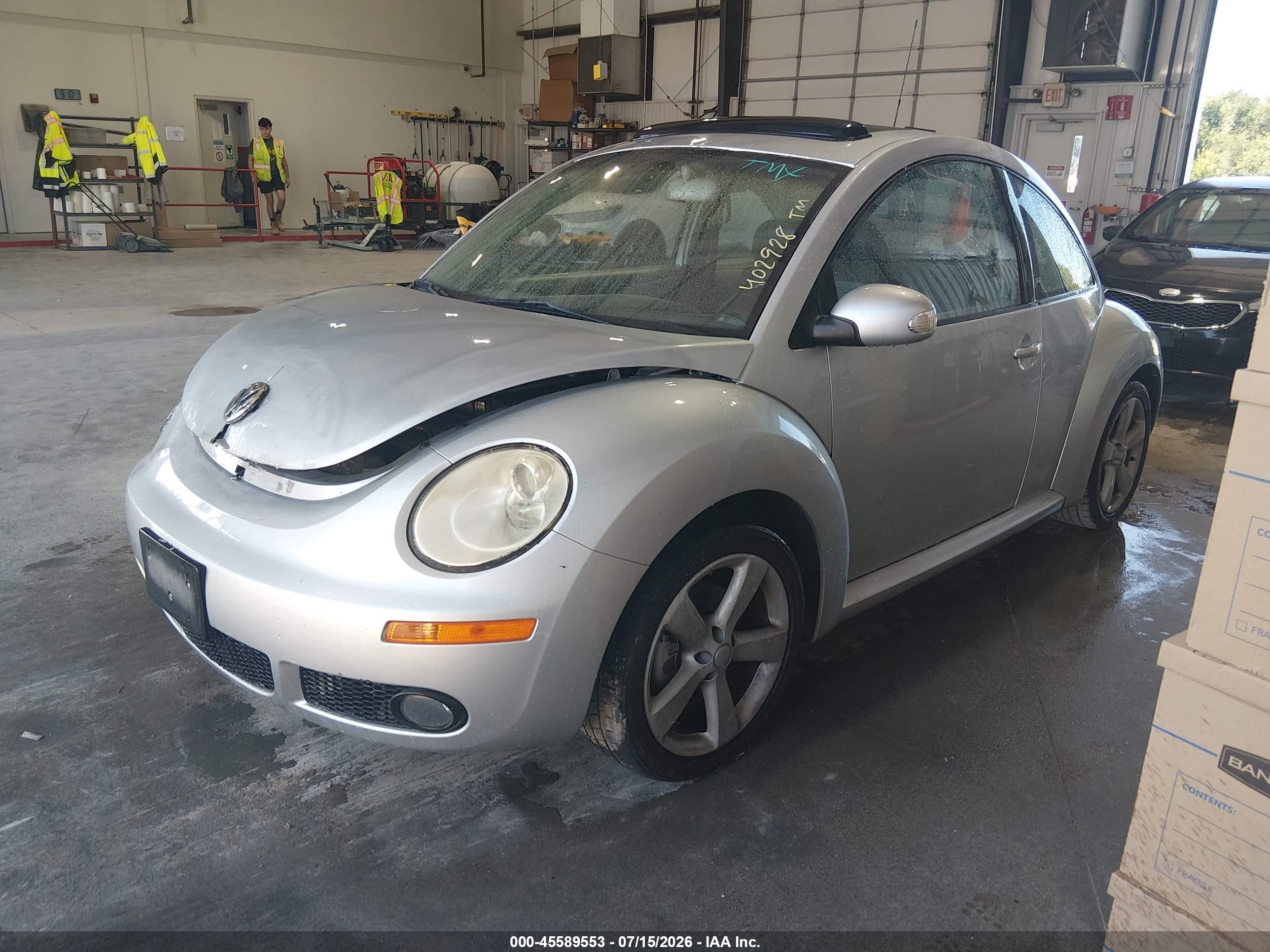 2006 Volkswagen New Beetle 2.5/2.5 (a6) Gray vin: 3VWSW31C06M402928