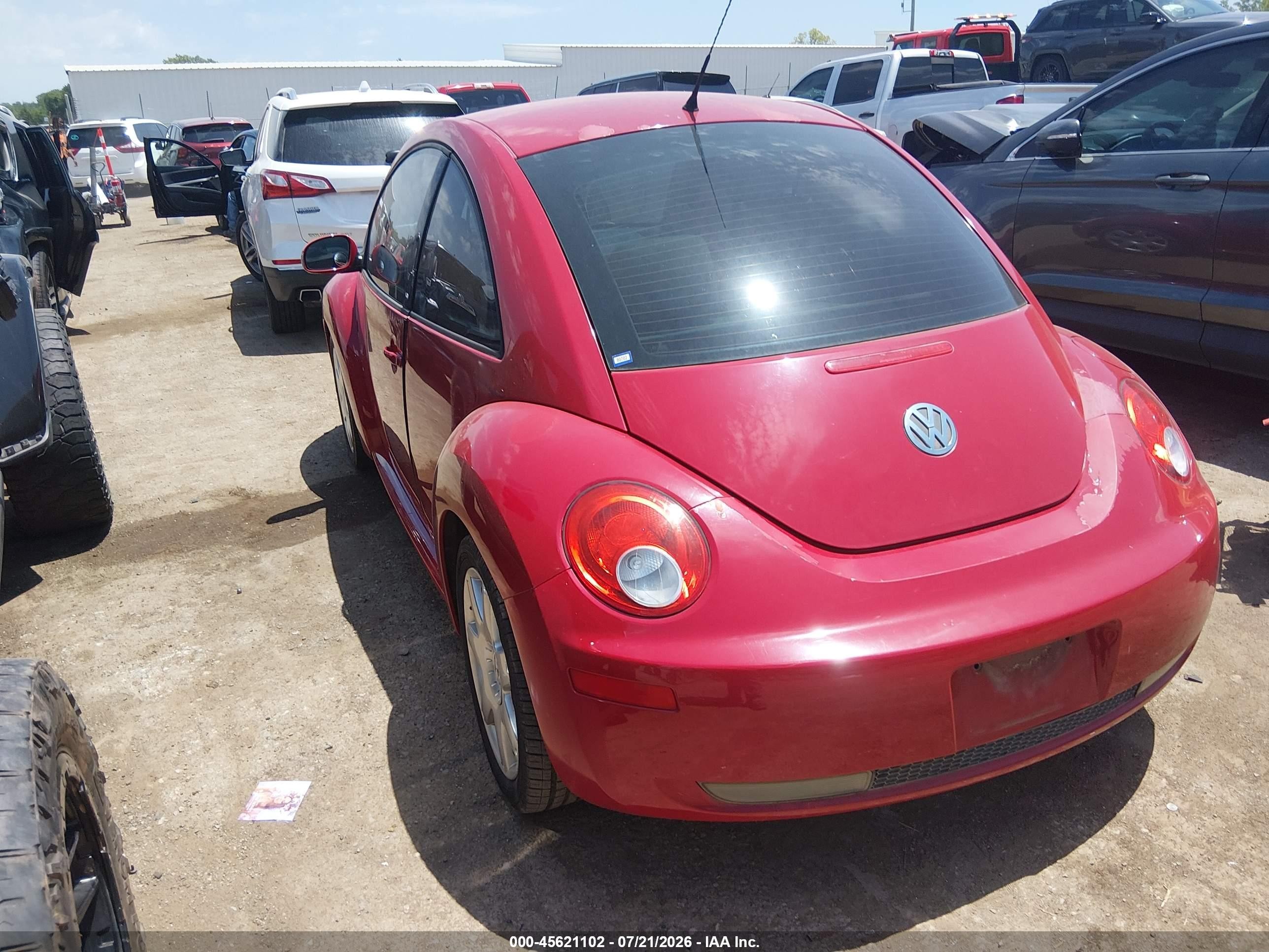 2006 Volkswagen New Beetle 2.5 Red vin: 3VWSW31C36M419044