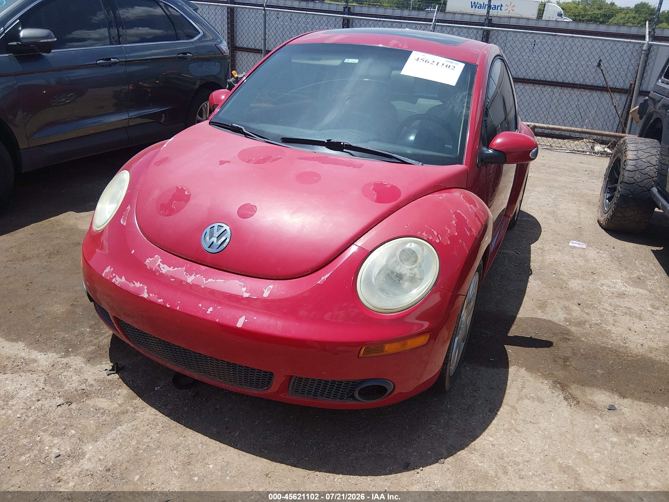 2006 Volkswagen New Beetle 2.5 Red vin: 3VWSW31C36M419044