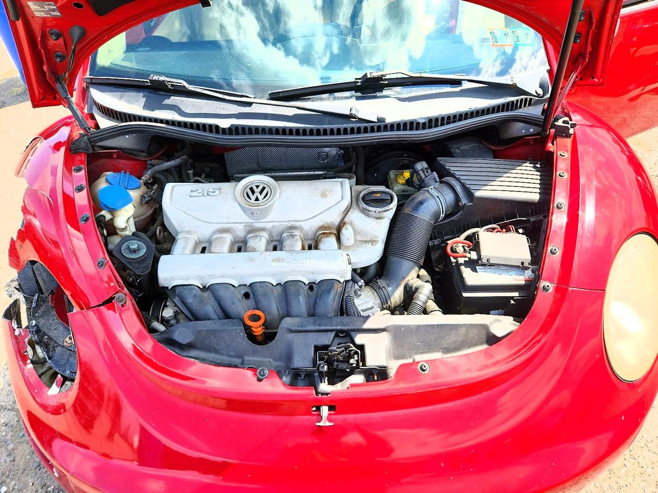 2006 Volkswagen New Beetle 2.5l Option Package 2 Красный vin: 3VWSW31CX6M403150