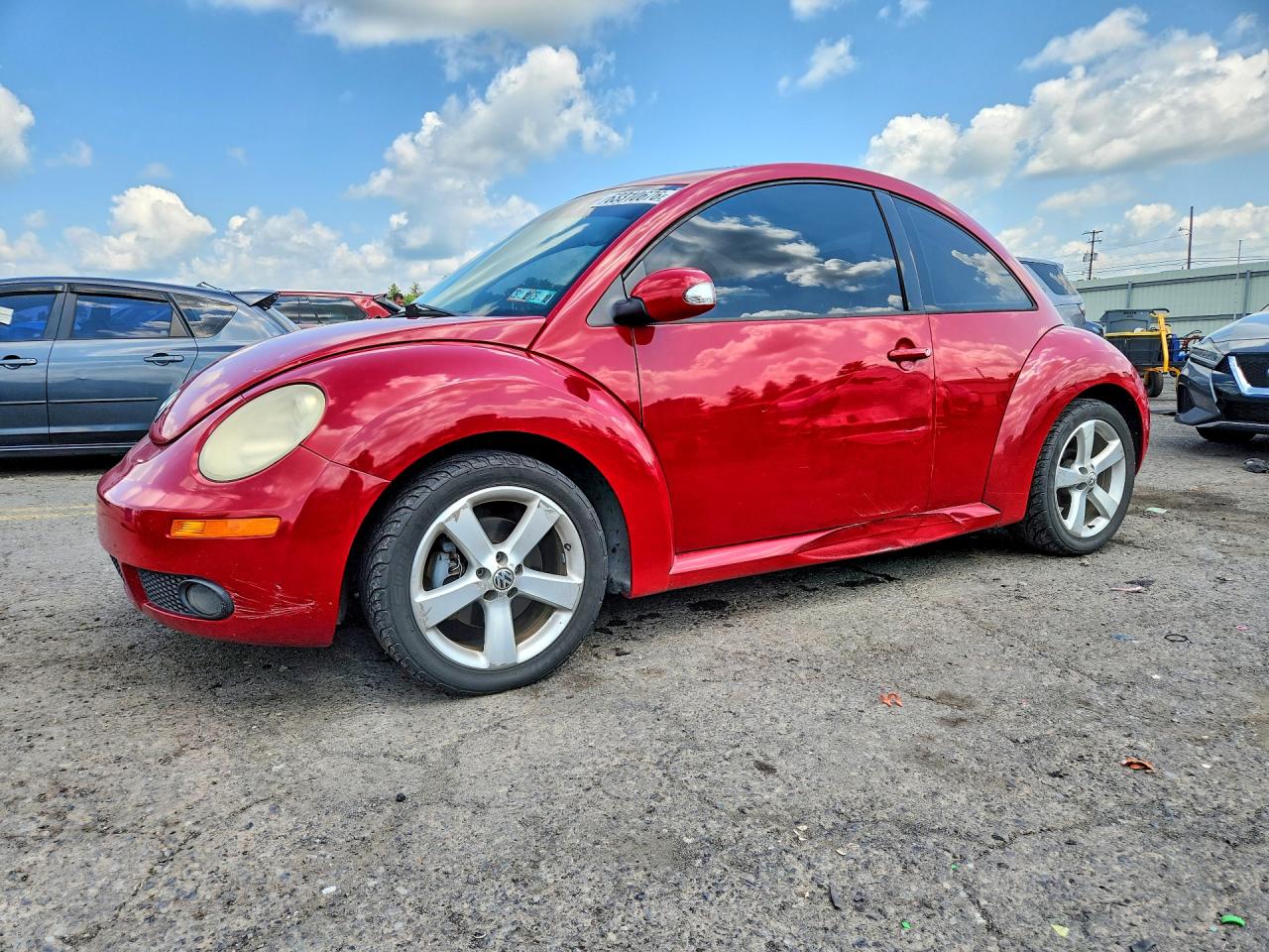 2006 Volkswagen New Beetle 2.5l Option Package 2 Красный vin: 3VWSW31CX6M403150