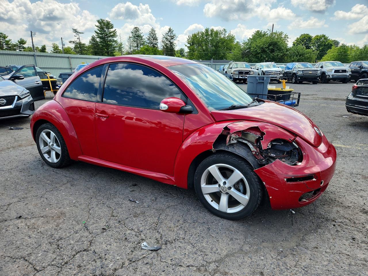 2006 Volkswagen New Beetle 2.5l Option Package 2 Красный vin: 3VWSW31CX6M403150