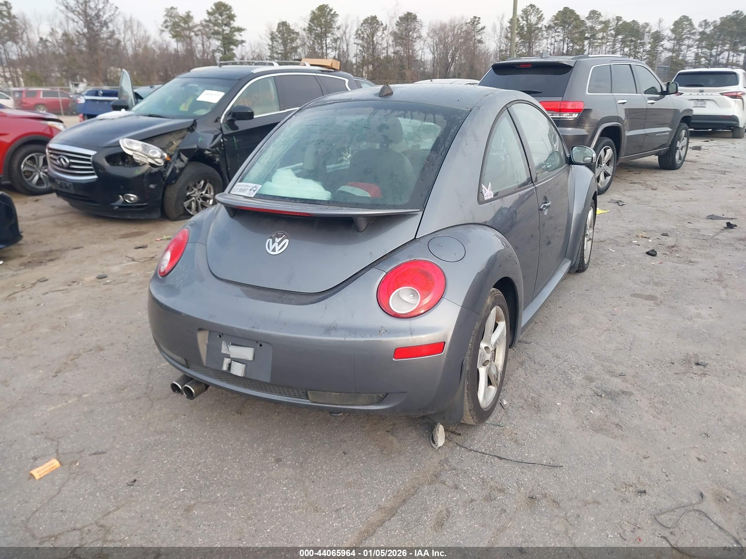 2006 Volkswagen New Beetle 2.5 Gray vin: 3VWSW31CX6M419848