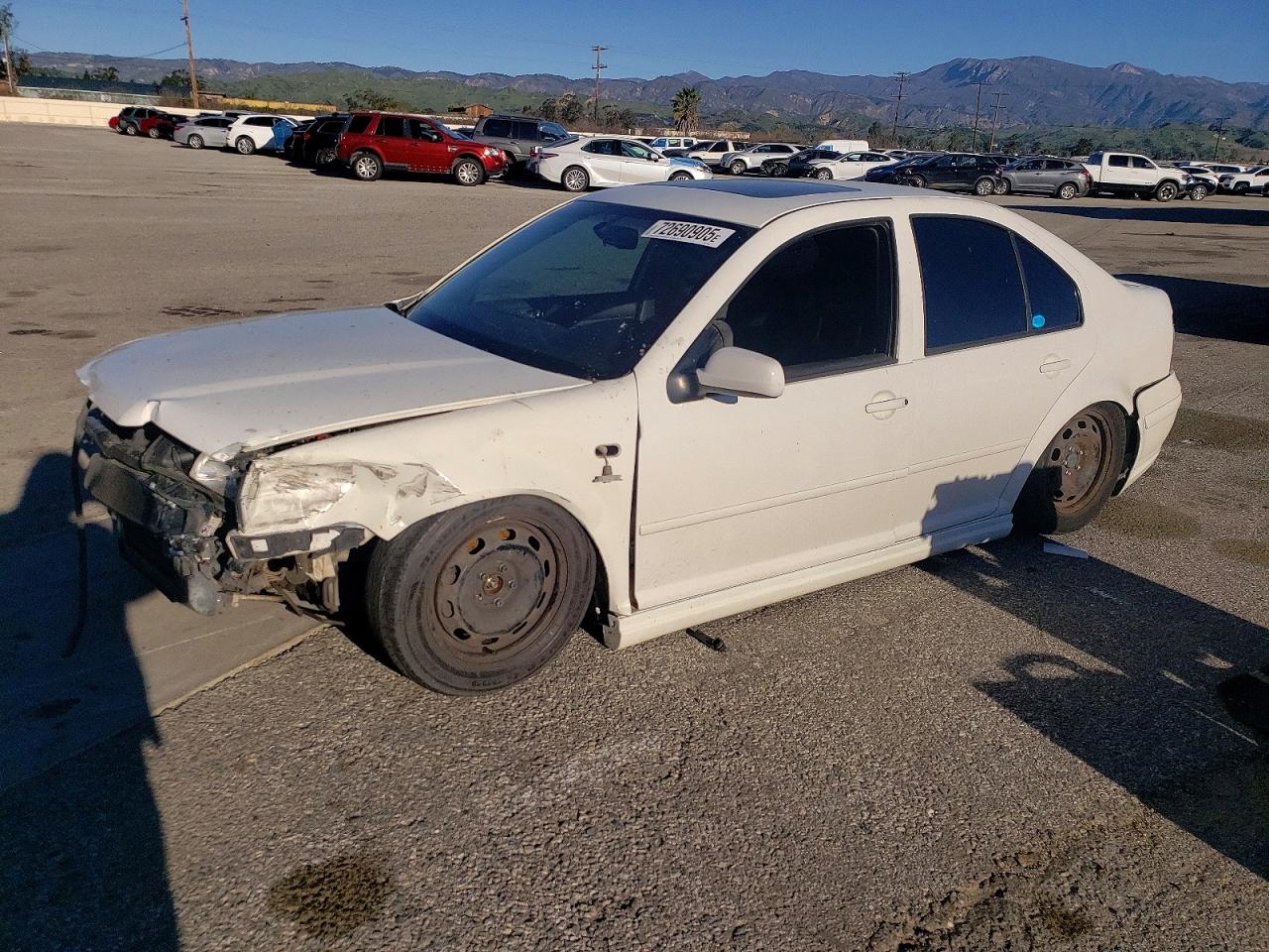 2000 Volkswagen Jetta Glx White vin: 3VWTE29M7YM151763