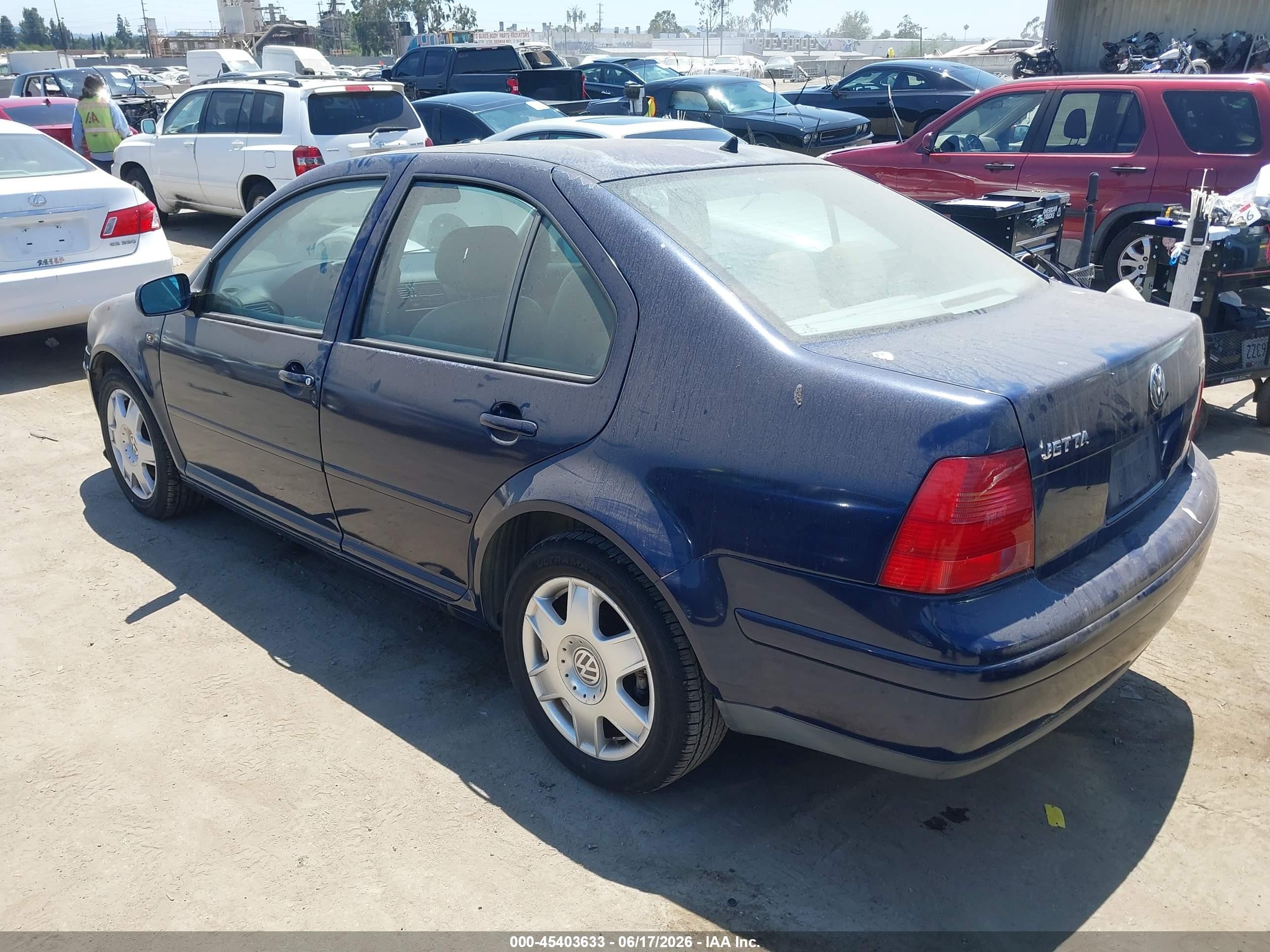 2001 Volkswagen Jetta Glx Dark Blue vin: 3VWTG29M51M064797