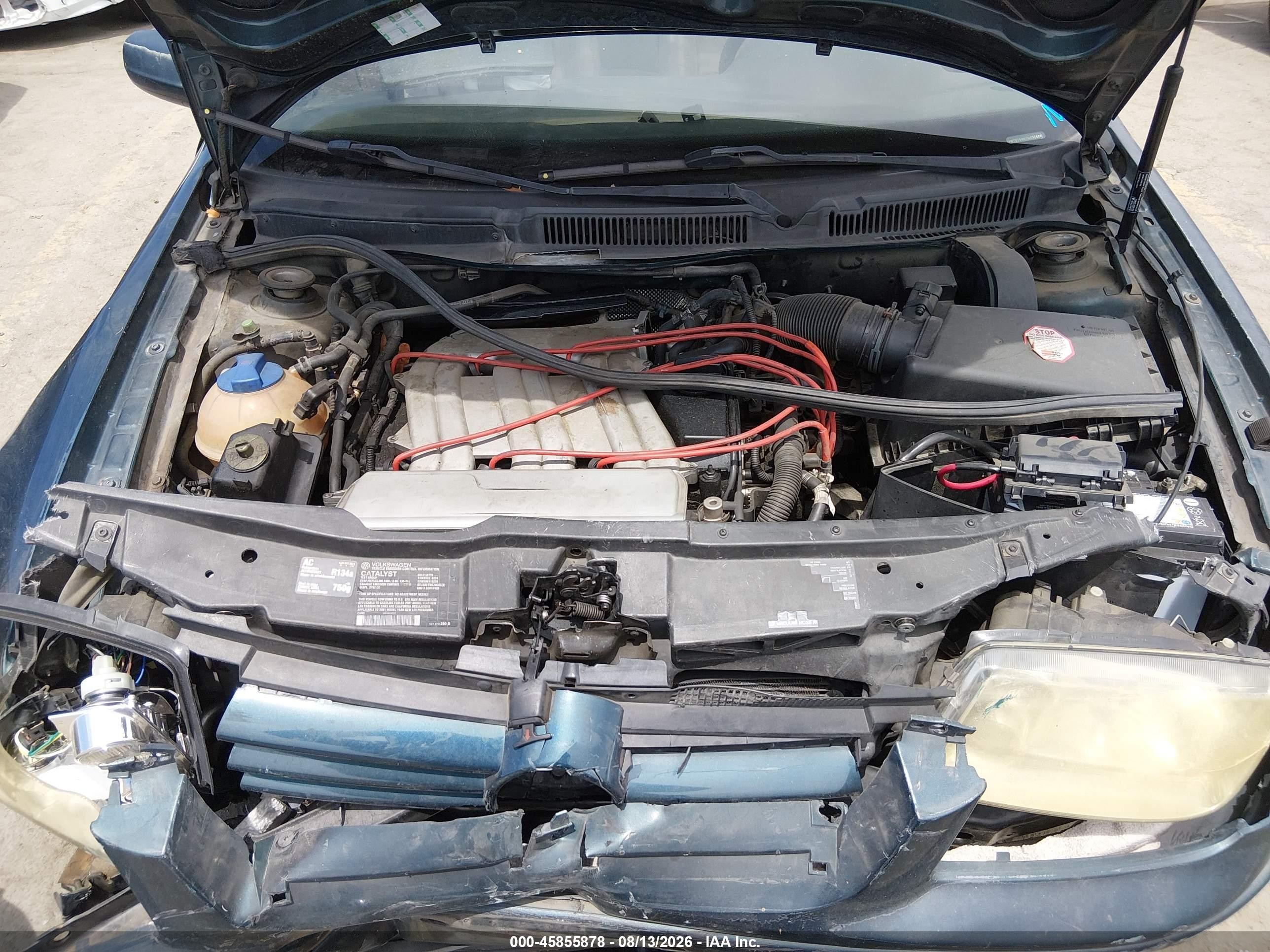 2001 Volkswagen Jetta Glx Teal vin: 3VWTG29M61M032988