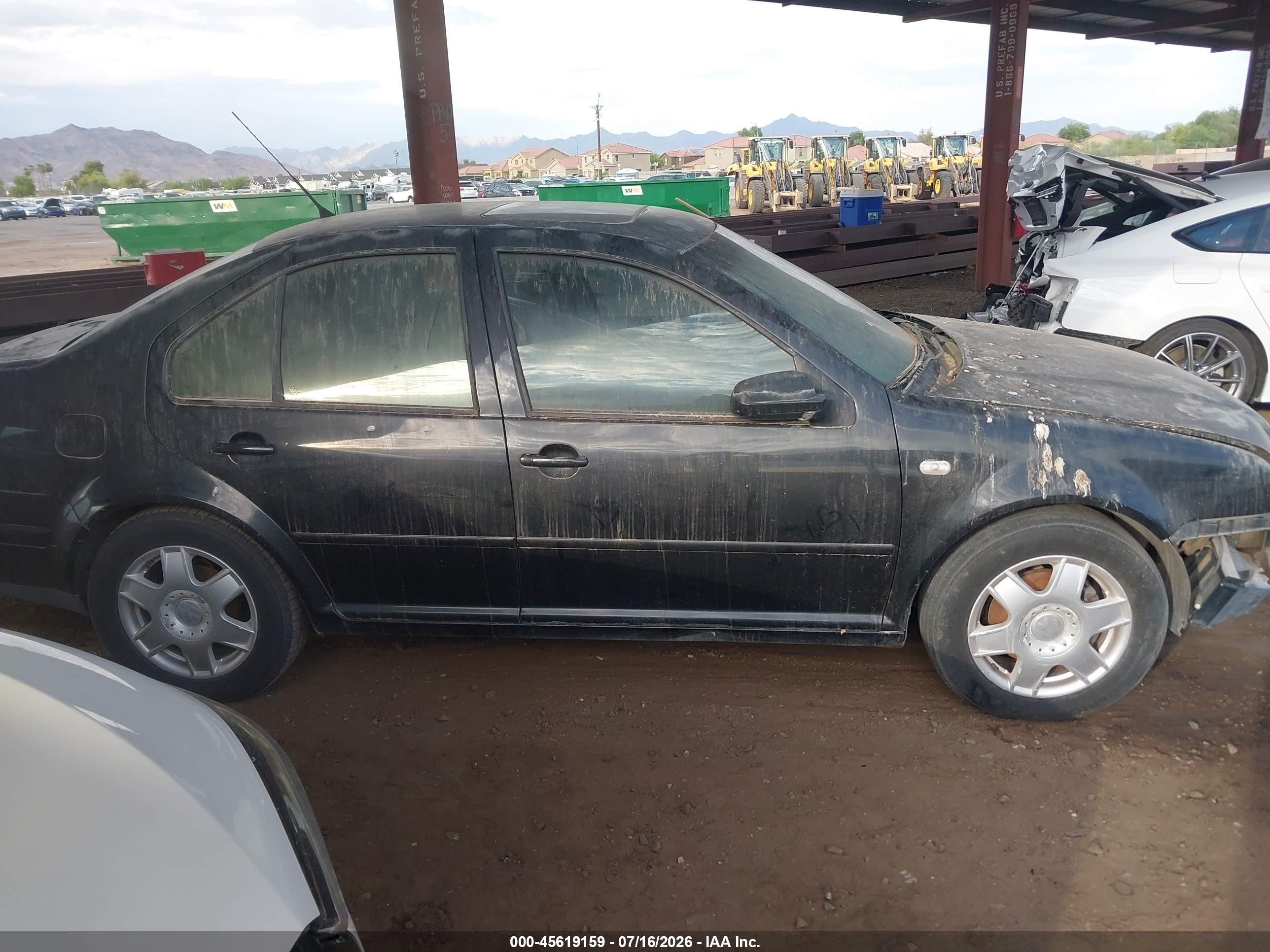 2001 Volkswagen Jetta Glx Black vin: 3VWTG29M81M028876
