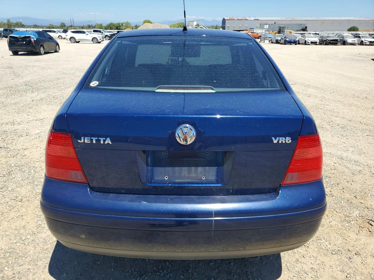 2001 Volkswagen Jetta Glx Blue vin: 3VWTG29M81M078712