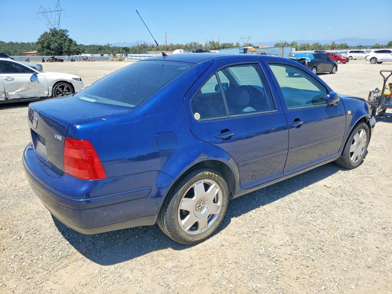 2001 Volkswagen Jetta Glx Blue vin: 3VWTG29M81M078712