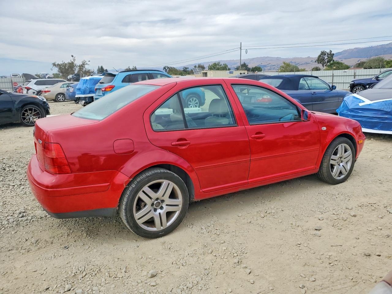 2002 Volkswagen Jetta Glx Red vin: 3VWTG69M02M034535