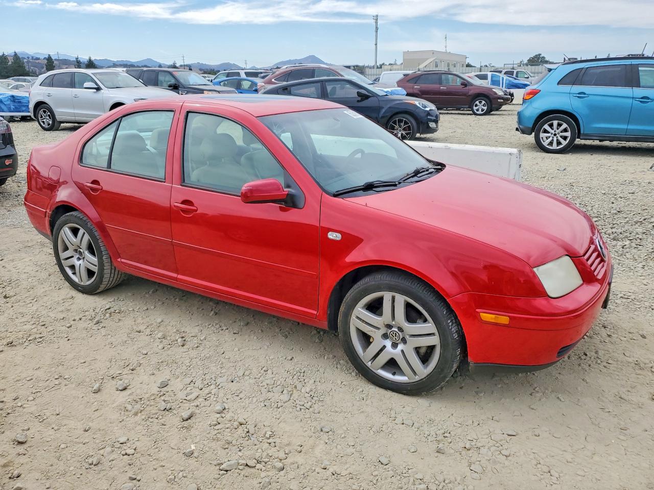 2002 Volkswagen Jetta Glx Red vin: 3VWTG69M02M034535