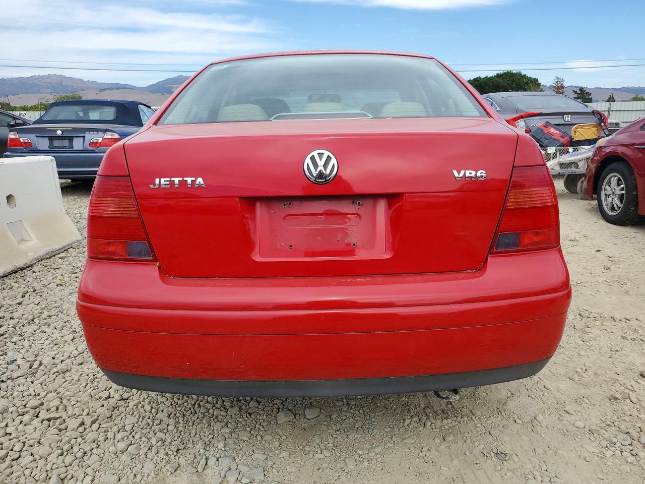 2002 Volkswagen Jetta Glx Red vin: 3VWTG69M02M034535