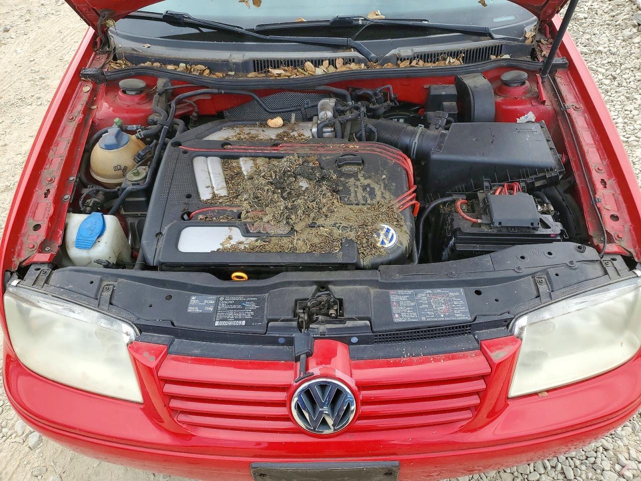 2002 Volkswagen Jetta Glx Red vin: 3VWTG69M02M034535