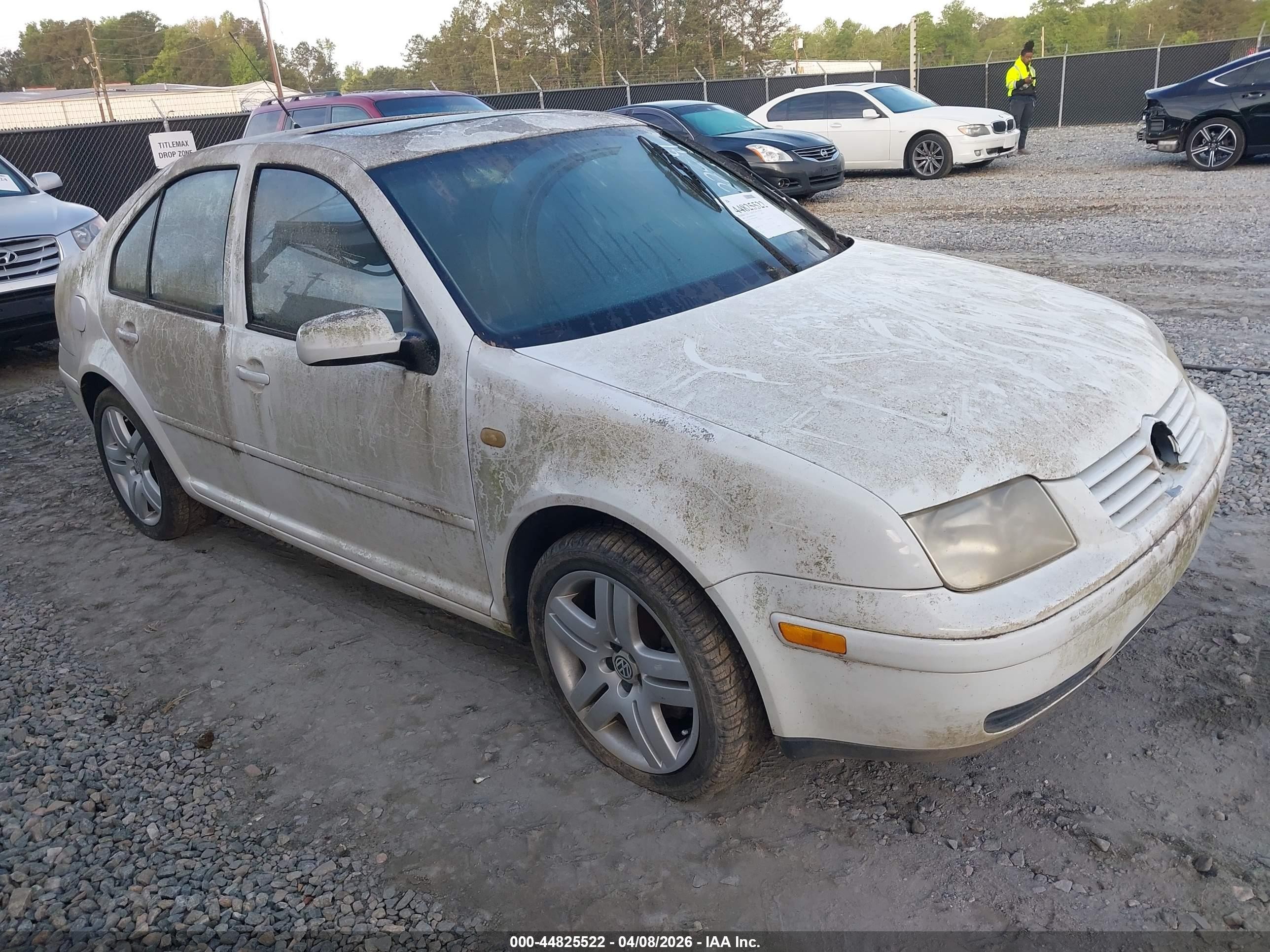 2001 Volkswagen Jetta Glx White vin: 3VWTG69M21M119083