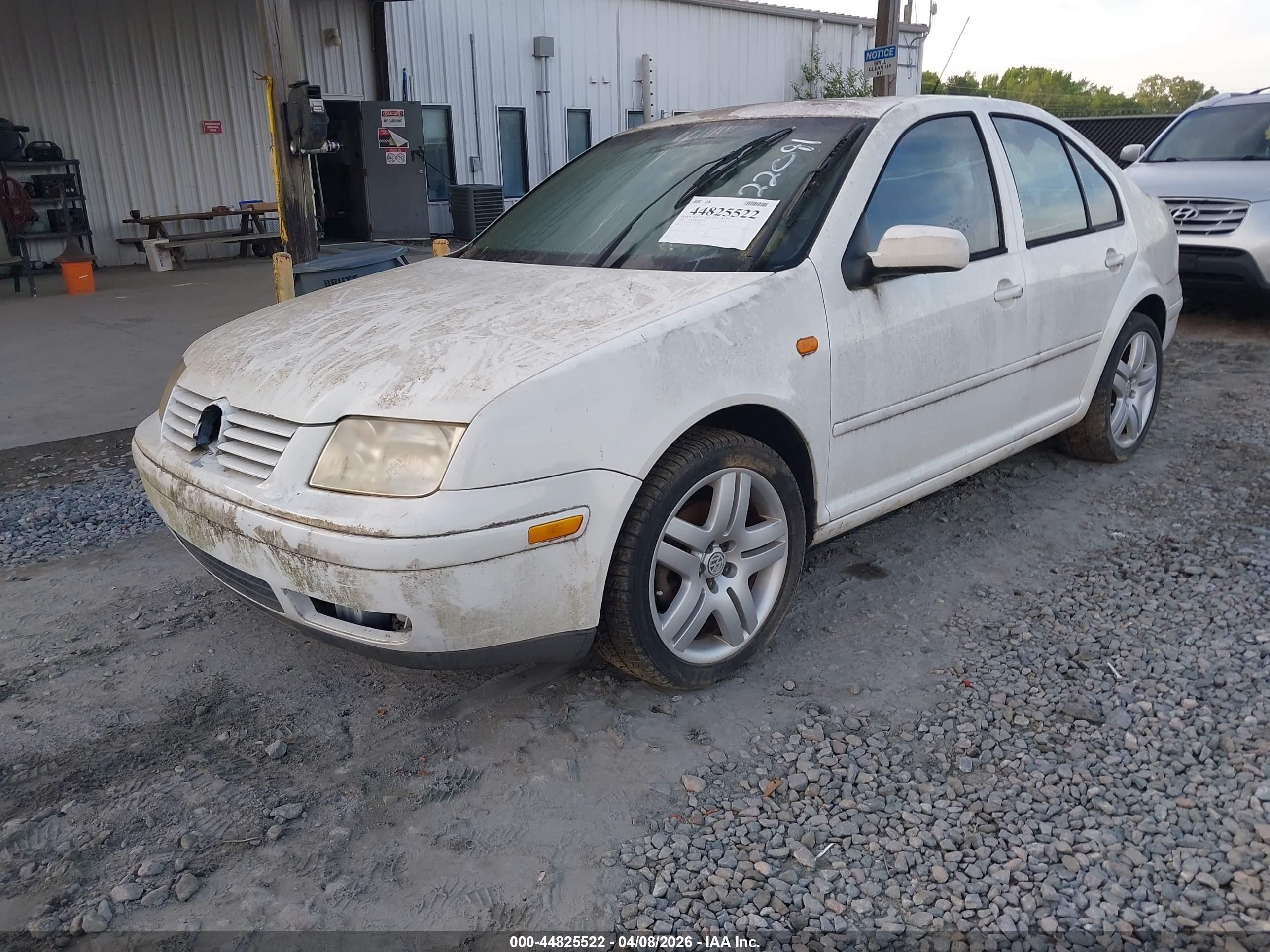 2001 Volkswagen Jetta Glx White vin: 3VWTG69M21M119083