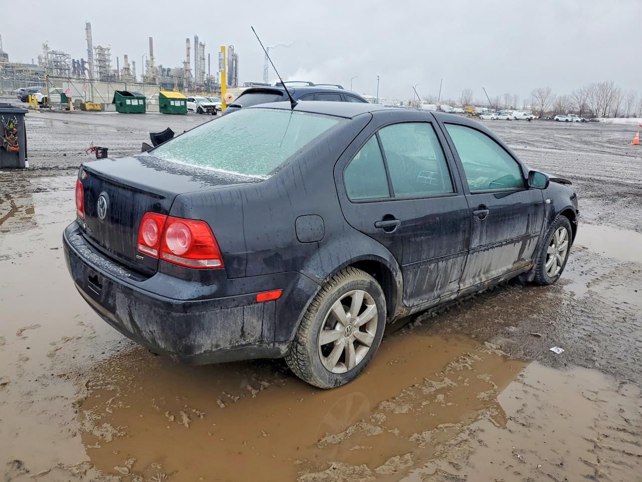 2009 Volkswagen Jetta City 4dr Черный vin: 3VWTK49M79M613969
