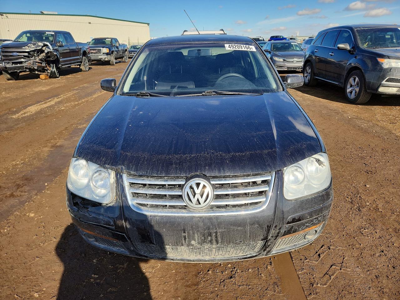 2009 Volkswagen City Jetta Black vin: 3VWTK69M49M632636