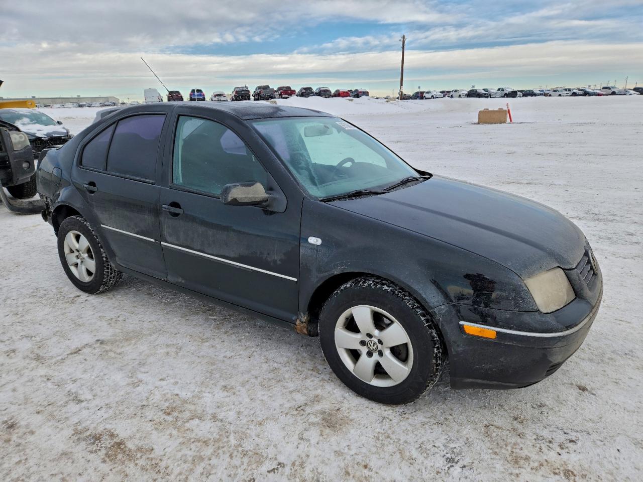 2007 Volkswagen City Jetta Черный vin: 3VWTK69MX7M646604